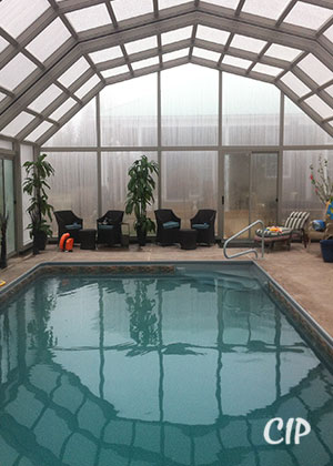 Pool Enclosure in Winter New Zealand