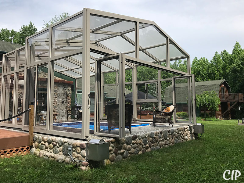 Pool Enclosure with Bi fold doors New Zealand