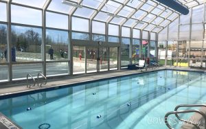Pool Enclosure over Public Pool